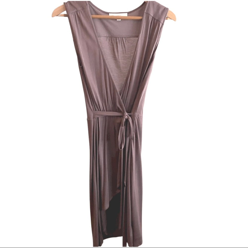 Loft purple wrap dress